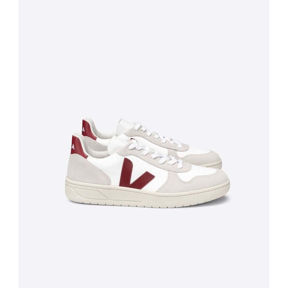 Veja V-10 B-MESH Sneakers Heren White/Red | NL 330XYU